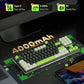 Redragon K734B Wireless Mechanical Keyboard,3-Modes Bluetooth Gasket Hot Swappable TKL RGB Custom Keyboard,Pre-lubed Switches, 81 Keys PBT Keycaps, South-Facing LEDs Socket
