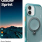 TORRAS Ostand Q3 Air for iPhone 17 Case with 360 Magnetic Stand, Fit for MagSafe, Mil-Grade Drop Tested, Camera Control Button, Shockproof Phone Case for iPhone 17 6.3'', Glacier Sprint