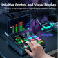 PUPGSIS Gaming Audio Mixer, Audio Interface for PC/Podcast/Streaming, Sound Board with 3.5mm/XLR Mic Input, 48V Phantom Power, Voice Changer, Live Sound Card with DJ Mixer Effects/Bluetooth/4 Channel