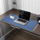 Non-Slip Desk Pad,Mouse Pad,Waterproof PVC Leather Desk Table Protector,Non-Slip PU Leather Desk Blotter, Easy Clean Laptop Desk Writing Mat for Office Work/Home/Decor(Grey Blue, 24" x 13.7")
