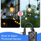 HBN Outdoor Light Timer with Remote Control, Waterproof Light Sensor Timer, 100 ft Wireless Range, 1 Grounded Outlet for Christmas Lights, 15A 1/2HP Heavy Duty