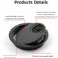 3 Pcs Satin Nickel Metal Cable Grommet, Zinc Alloy Desk Table Grommet Cable Cord Hole Cover for Home and Office, Fits 2inchs Hole 50MM Black