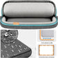 Hseok Laptop Case 15 15.6 16 inch Sleeve with Handle and Hidden Strap,Compatible with MacBook Pro 15.4 16, 360° Protective PC Briefcase with 4 Pockets for Laptop Accessory,Easy to Carrying,Sapphire