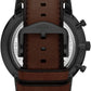 Fossil Men's Neutra Quartz Stainless Steel and Leather Chronograph Watch
