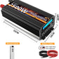 2500W Power Inverter 12V DC to AC 110V/120V (Peak) 5000W Converter 3 sockets car Inverter with Remote Control and LED Display 3.4A USB Port