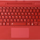 Keyboard for Microsoft Surface Pro Copilot+ (11th Edition) / Pro 11 / Pro 10 / Pro 9 / Pro 8 / Pro X, 13 inch, Detachable Type Cover with Touchpad, 7-Color Backlit & Pen Holder (Red)