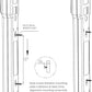 Amazon Basics Surge Protector Power Strip, 6-Outlet with 200J Protection, 2ft Extension Cord, Rectangle, White (2 Pack)