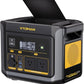 VTOMAN FlashSpeed 600 Portable Power Station 600W (1200W Peak) - 499Wh Solar Generator with LiFePO4 Battery Pack, 100W USB-C/110V AC, 60 Min Fast Charging 0-80% for Camping, Fishing, Blackout, RVs