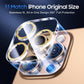 UniqueMe for 3 Pack iPhone 16 Pro/iPhone 16 Pro Max Camera Lens Protector - [Drop Protection] [Case Friendly] 9H Tempered Glass Camera Cover Screen [Update New Version] - Gold