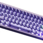 MelGeek REAL67 Wired Keyboard, Gaming Keyboard with RGB, Special Magnetic Switches, Rapid Trigger, Hot-Swappable, Snap Tap & Adjustable Actuation, Online HIVE Custom (Potassium-Transparent Purple)