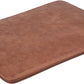 RAINYEAR 16 Inch Laptop Sleeve PU Suede Leather Case Protective Padded Zipper Cover Water Resistant Carrying Bag Compatible with 16" MacBook Pro/Max A2780 A2991 A3403 A3186 A2141 A2485 (Brown)