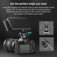 SmallRig Quick Release Camera Monitor Mount with Cold Shoe, Supports Swivel 360° and Tilt 170° Adjustable, Drop-in HawkLock Camera Hot Cold Shoe Monitor Holder for 5" & 7" Monitor - 3514C