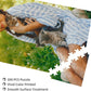 Custom Jigsaw Puzzle from Photos 300/500/1000 Pieces Personalized Wooden Picture Puzzles Gift for Adult Family Friends,Birthday,Valentine's Day (Vertical 300PCS)
