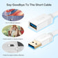 VCZHS Tech USB Extension Cable White 15ft, USB 3.0 Extender for High-Speed Data Transfer & Fast Charging, Durable & Flexible for Mouse, Keyboard, Printer, Flash Drive, Webcam, and More