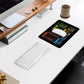ITNRSIIET Mouse Pad Non-Slip Rubber Base Smooth Surface Stitched Edges Waterproof Durable Compatible with All Mice for Office & Gaming, Desk Accessory, 10.2x8.3x0.12 inch, MacShortcuts