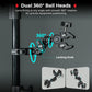 SMALLRIG Double Super Clamp Mount with Magic Arm, 360° Ballhead Pole Clamp for Umbrella, Chair Monitor Desk Photo Studio Light Stand, Photography Reflector, Motorcycle,Tripod Mount for Cross Bar