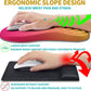 Hokafenle 2 in 1 Ergonomic Mouse Pad Wrist Support & Wrist Rest for Computer Keyboard Set, with Relieve Carpal Tunnel Pain Massage Bulge and Full Memory Gel Design (2In1 Set, Sunset Glow)
