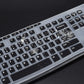 Keyboard Cover for Logitech MK295 MK270 MK200 K270 Wireless Keyboard, Logitech MK370 MK270 MK200 K270 Keyboard Skin Protector - Black