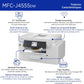 Brother INKvestment 4555 Wireless Color Inkjet All-in-One Printer with 2.7” Color Touchscreen and 2 Paper Trays | Includes Refresh Subscription Trial(1) (MFC-J4555DW)