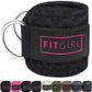 FITGIRL - Ankle Strap for Cable Exercise Machines, Work Out Cuff Attachment for Home & Gym, Glute Workouts - Kickbacks, Leg Extensions, Hip Abductors, for Exercise Machine Attachments