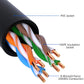 Cat5e Ethernet Cable 300 FT, Long Cat 5e Internet Cable, Black Snagless Patch Cord, Flexible, Network, LAN, PoE, Standard RJ45 Connector for PC, Server, Router, Modem, TV, PS5 - with 15 Cable Ties