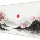Dynippy Thin Extended Gaming Mouse Pad （31.5 * 11.8 * 0.08 inch） with Stitched Edges Large Mousepad Long XXL Keyboard and Mouse pad Desk Mat for Gaming Office & Home - Artistic Painting