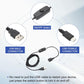 MECCANIXITY USB Extension Cable with ON/Off Button Switch 2m USB Male to Female Extension Cord for Desk Lamp Fan LED Light Strip Black Pack of 1