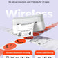 MUNBYN Bluetooth Thermal Label Printer RW403B, Wireless 4x6 Shipping Label Printer for Small Business, Compatible with Android, iPhone, Windows, Mac, Chromebook, Print Width 1.57"-4.25"