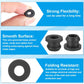 PATIKIL 9mm / 3/8 Inch Drill Hole,1/4 Inch ID Rubber Grommets, 15Pcs Top Hat Grommet for Wiring Eyelet Ring Gasket Automotive Firewall Cable Hole Plugs Wires Protection, Black