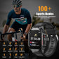 Military Smart Watch for Men, 2.02" Outdoor Sport Smartwatch with Flashlight, Heart Rate Blood Oxygen Blood Pressure Sleep, 100+ Sport Modes Fitness Tracker Compatible Android and iOS Black