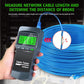 RJ45 Network Cable Tester, VXSCAN 8 Remote Units Network LAN Length Ethernet Cable Tester Kits for Cat5/CAT5e/CAT6/CAT6e - Locate The Breakage Point Length Measurement & Continuity Checking