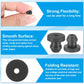 PATIKIL 5mm / 3/16 Inch Drill Hole,1/8 Inch ID Rubber Grommets, 15Pcs Top Hat Grommet for Wiring Eyelet Ring Gasket Automotive Firewall Cable Hole Plugs Wires Protection, Black