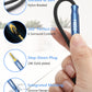 MillSO 3.5mm Headphone Extension Cable Nylon Braided (8 FT/2.4 M) 4 Pole TRRS Male to Female Stereo Aux Audio Extension Cable for PC Smartphone Speaker or More Devices - [Seablue Young Series]