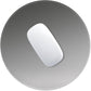ITNRSIIET Mouse Pad Non-Slip Rubber Base Smooth Surface Stitched Edges Waterproof Durable Compatible with All Mice for Office & Gaming, Desk Accessory, Diameter 8.7 inch, Ash Gradient