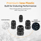 QILIPSU 32pcs NPT Cable Gland Kits 1/4" 3/8" 1/2" 3/4" Waterproof IP68 Nylon Cable Pass Through Cord Grip Connector Strain Relief Wire Grommet