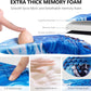 Mouse Pad Wrist Support, Laokiiy 2 in1 Keyboard Wrist Rest+ Ergonomic Mouse Pad, Non-Slip Wrist Rest for Computer Keyboard, Made Easy Typing & Relieve Wrist Pain Ocean Blue