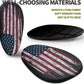 Hokafenle Ergonomic Mouse Pad Wrist Support, Terraced Slope Carpal Tunnel Wrist Pad for Mouse with Unibody Memory Foam, Wrist Rest Pain Relief Mousepad (US Flag, 11.8x7.9 in)
