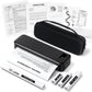 Portable Printers Wireless for Travel, Bluetooth Inkless Thermal Printer, Support 8.5" X 11" US Letter & A4 Size, Small Mobile Printer with Carry Case, Compatible with Phone Laptop for Office Car Home