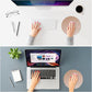 ITNRSIIET Mouse Pad Non-Slip Rubber Base Smooth Surface Stitched Edges Waterproof Durable Compatible with All Mice for Office & Gaming, Desk Accessory, Diameter 8.7 inch, Camel Gradient