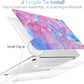 MEEgoodo Case for MacBook Pro 13 inch Case 2022 2021 2020 New A2338 M2/M1 A2251 A2289,Laptop Hard Shell with Keyboard & Camera Cover Compatible with 13 inch MacBook Pro, Pink Marble Texture