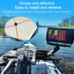 4 Pcs Thickened Fishing Graph Cover Straps, Adjustable Fish Finder Bungee for Securing Graph Cover for Travel