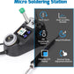 WEP 982-V Micro Soldering kit with 5 C210 Soldering Iron Tips, Temperature Control, Sleep Mode, Auto Shutdown and LCD Display