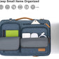 MOSISO 360 Protective Laptop Shoulder Bag,15-15.6 inch Computer Bags Compatible with MacBook Pro 16 inch, HP, Dell, Lenovo, Asus Notebook,Side Open Messenger Bag with 4 Zipper Pockets, Haze Blue