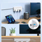 TROND 360° Rotating Plug Power Strip 10ft, Surge Protector with 2 USB A and 2 USB C, 10 Widely Spaced Outlets, 4000J, ETL Listed, Wall Mountable, for Home Office Entertainment, White