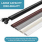 Cord Hider Floor - 3FT White Cord Cover, Soft PVC Wire Covers - Hides Cords - 0.7" W x 0.4" H