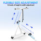 Universal Z-style Heavy-Duty Piano Keyboard Stand - Adjustable and Portable for 61/88 Keys (White)
