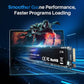 1TB SSD PCle 3.0x4, NVMe M.2 2280, Internal Solid State Drive, Up to 3500MB/s,Storage for PC, Laptops, Gaming and More, V-NAND Technology, Max Speed,Black