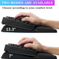 Computer Keyboard Stand with Wrist Rest, Ergonomic Tilted Keyboard Holder - Keyboard Riser with Wrist Pad - Keyboard Tray Support for Office Home - Black
