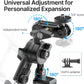 jusmo CM010 Cell Phone Fence Mount Game Changer Mounting Kit for GoPro, iPhone, AKASO, DJI Osmo Action, Insta360, Mevo Start for Recording Baseball Softball Tennis Gamechanger Streaming Kit