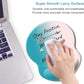 ITNRSIIET Ergonomic Mouse Pad with Gel Wrist Rest Support Non-Slip PU Base Stay Positive Work Hard and Make It Happen Inspirational Quote Cute Small Mouse Pad Pain Relief, 8.7 x 7.2 inches